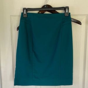 Green pencil skirt